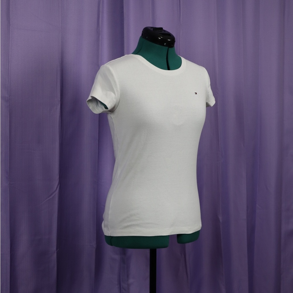 Tommy Hillfigure Plain White T-Shirt